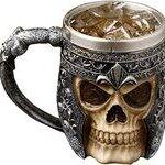 Medieval Viking Warrior Skull Armor Drinking Mug